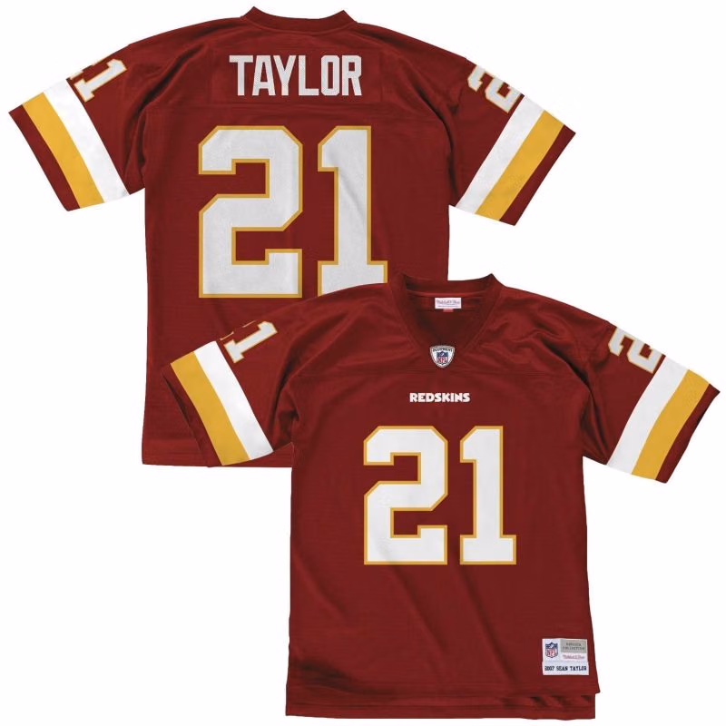 Sean Taylor #21 Washington Redskins Legacy Throwback NFL Jersey Red view 1