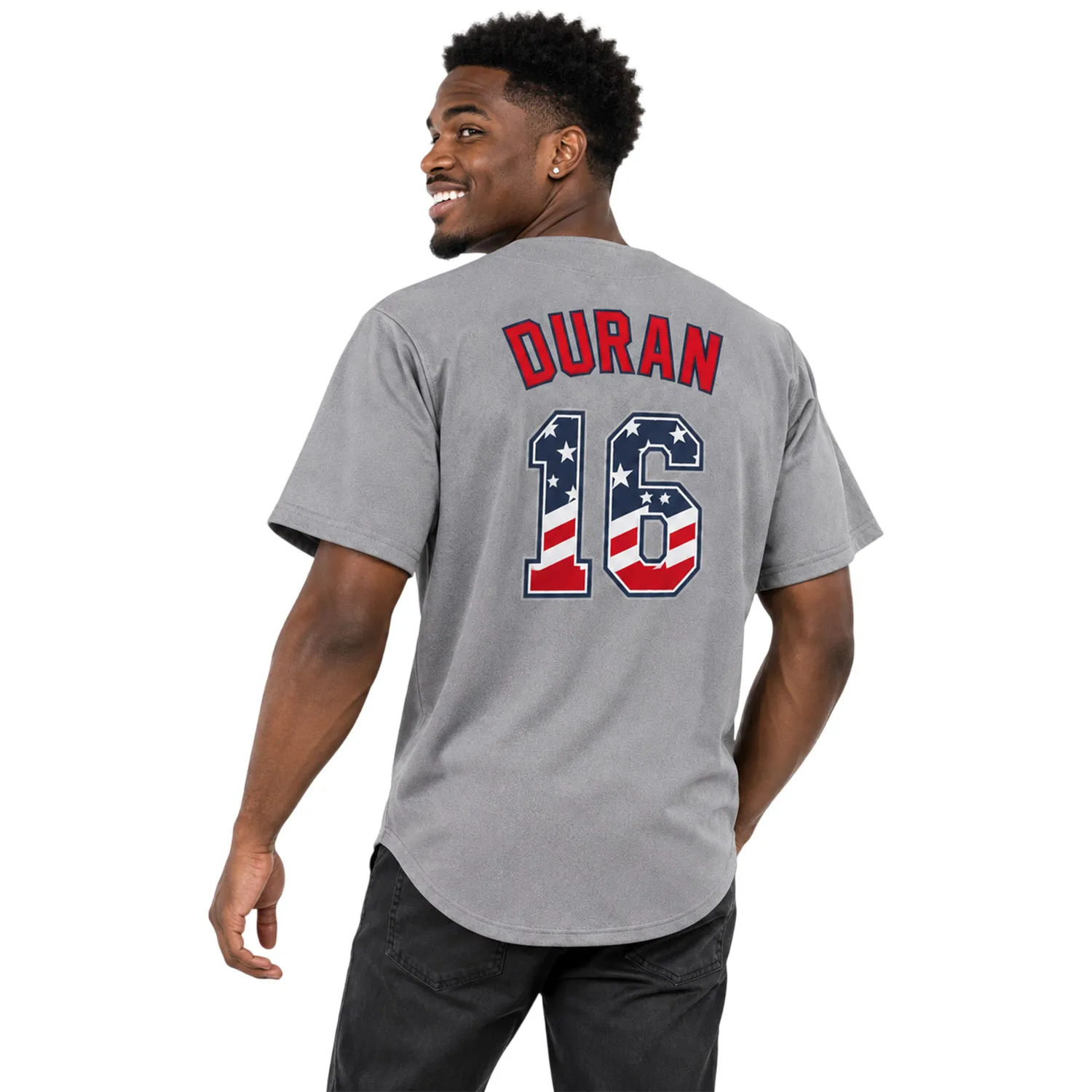 Jarren Duran Boston USA Flag Jersey Remarkable Fan Gear
