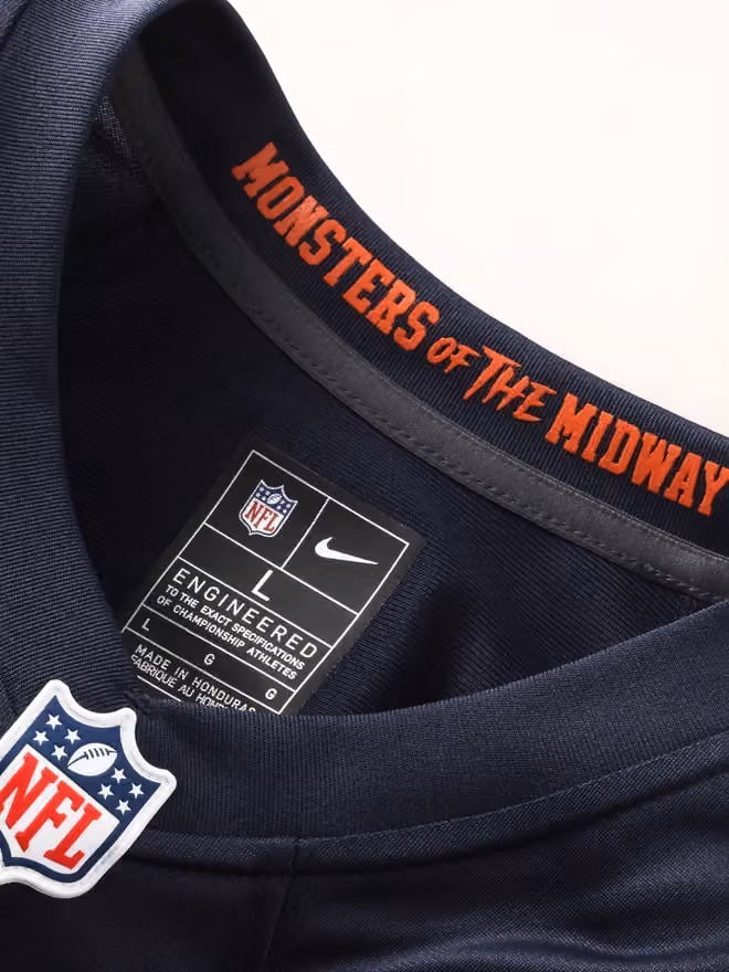 Caleb Williams #18 Chicago Bears 2026 Rivalries Game NFL Jersey Navy view 7