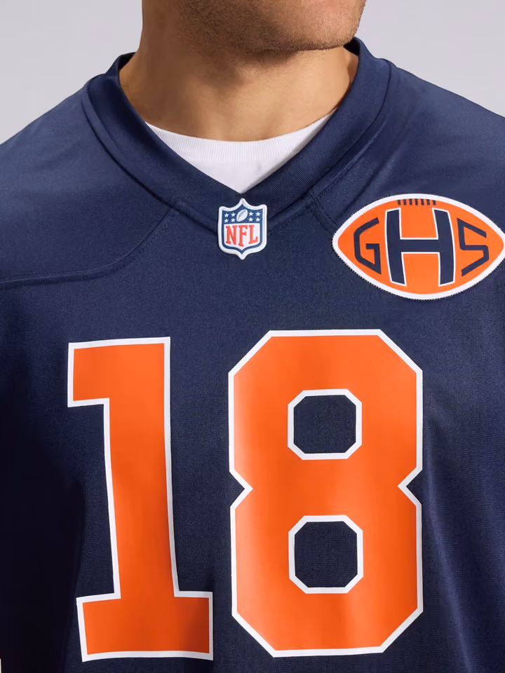 Caleb Williams #18 Chicago Bears 2026 Rivalries Game NFL Jersey Navy view 5