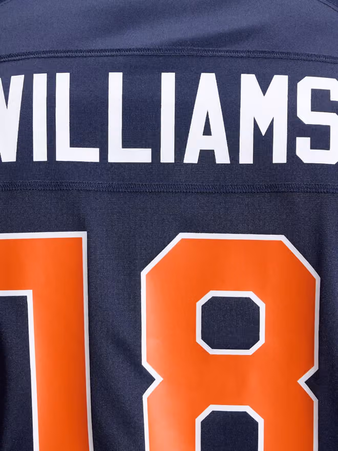 Caleb Williams #18 Chicago Bears 2026 Rivalries Game NFL Jersey Navy view 6