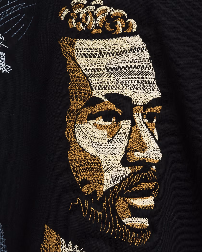 Jersevo Custom Personalized The Prince Legacy Heavyweight T-Shirt detail view 4