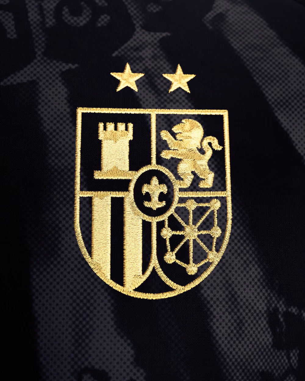 Jersevo Custom Personalized Starboy 2026 Champions Jersey crest detail