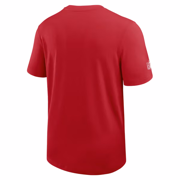 Tampa Bay Buccaneers 2025 NFL Sideline Nike Dri-FIT Coach UV Top Red view 2