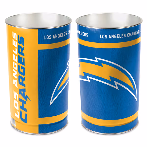Los Angeles Chargers Team Logo NFL Wastebasket view 1