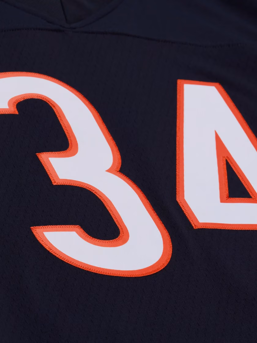 Walter Payton #34 Chicago Bears 1985 Legacy Throwback NFL Jersey Navy view 5
