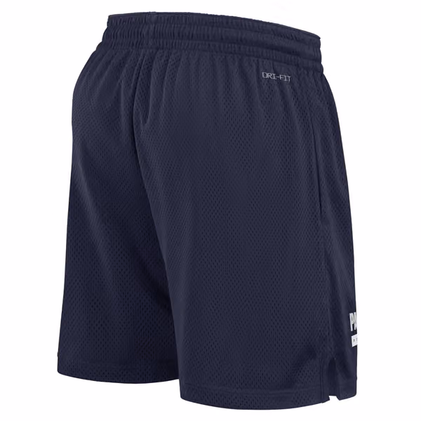 New England Patriots 2024 NFL Sideline Mesh Nike Dri-FIT Shorts Navy view 2