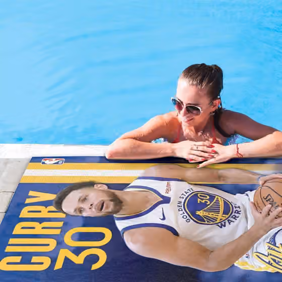 Steph Curry Golden State Warriors NBA Beach Towel view 2