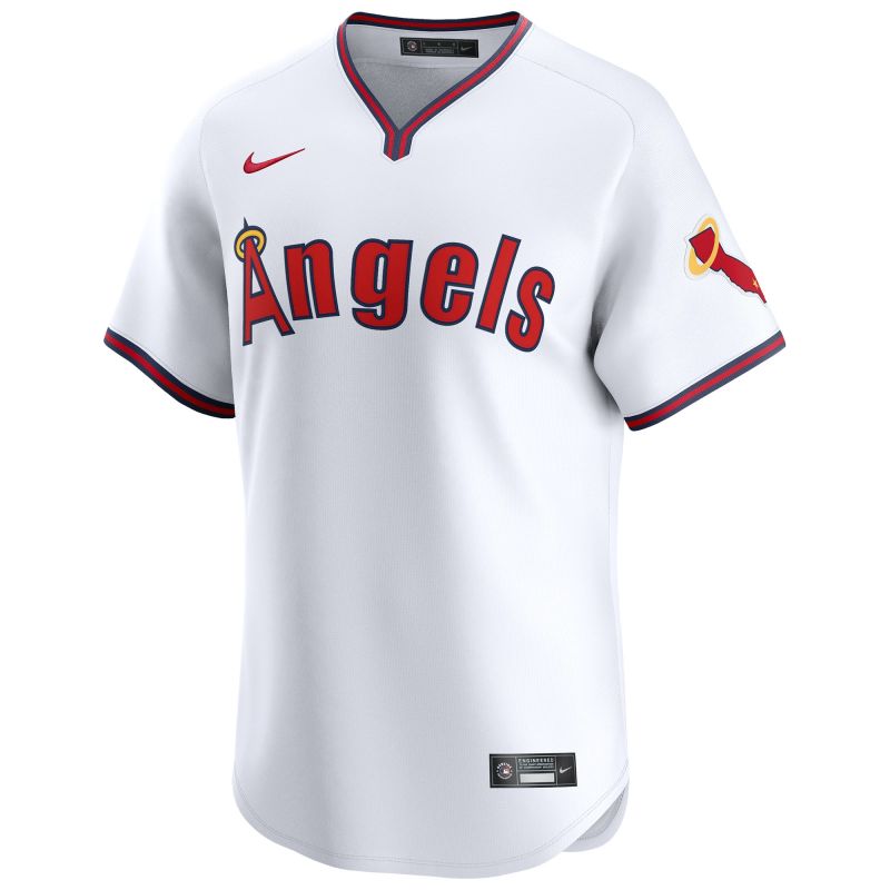 Los Angeles Angels Nike Limited MLB Baseball Jersey Classic Alternate White view 1
