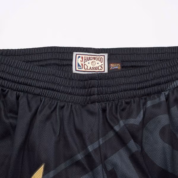 Philadelphia 76ers Big Face 4.0 Mitchell & Ness NBA Shorts Black view 4