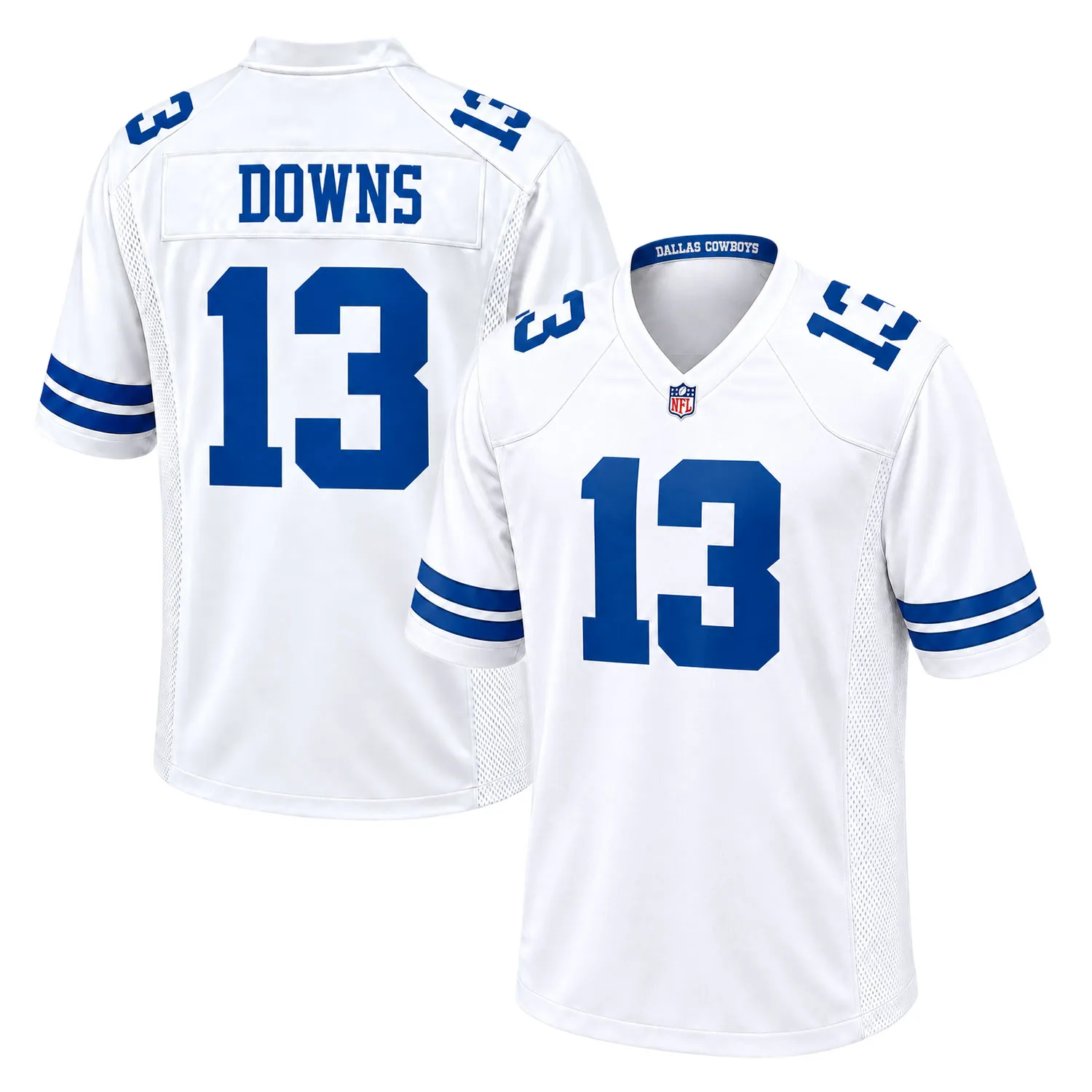 Caleb Downs Cowboys White Jersey Popular NFL Game Day Style football jersey