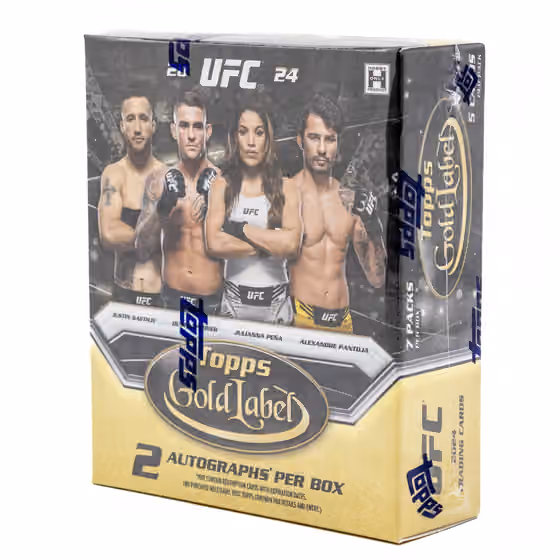 2024 Topps Gold Label UFC Hobby Box view 1