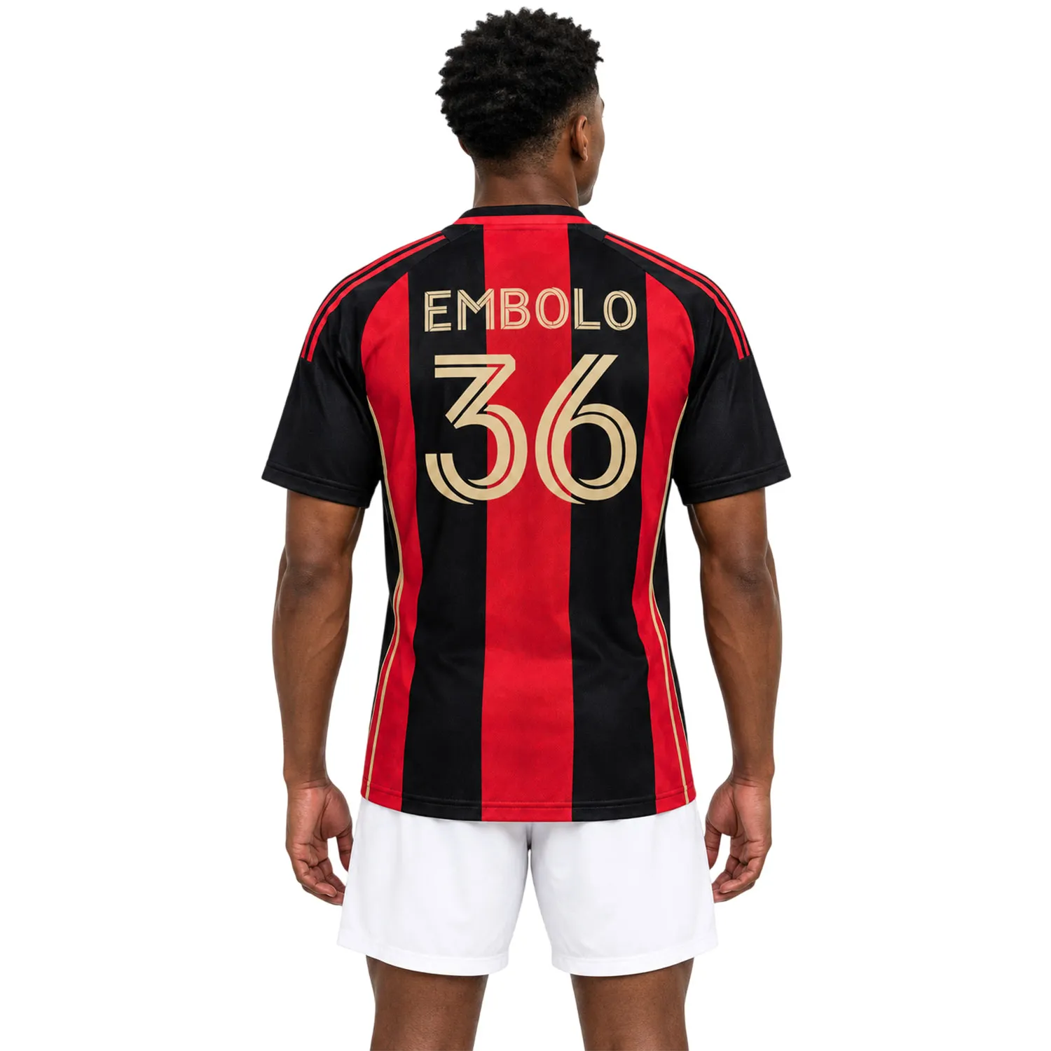 Five Stripes Jersey Breel Embolo Atlanta United Bold Fan Gear