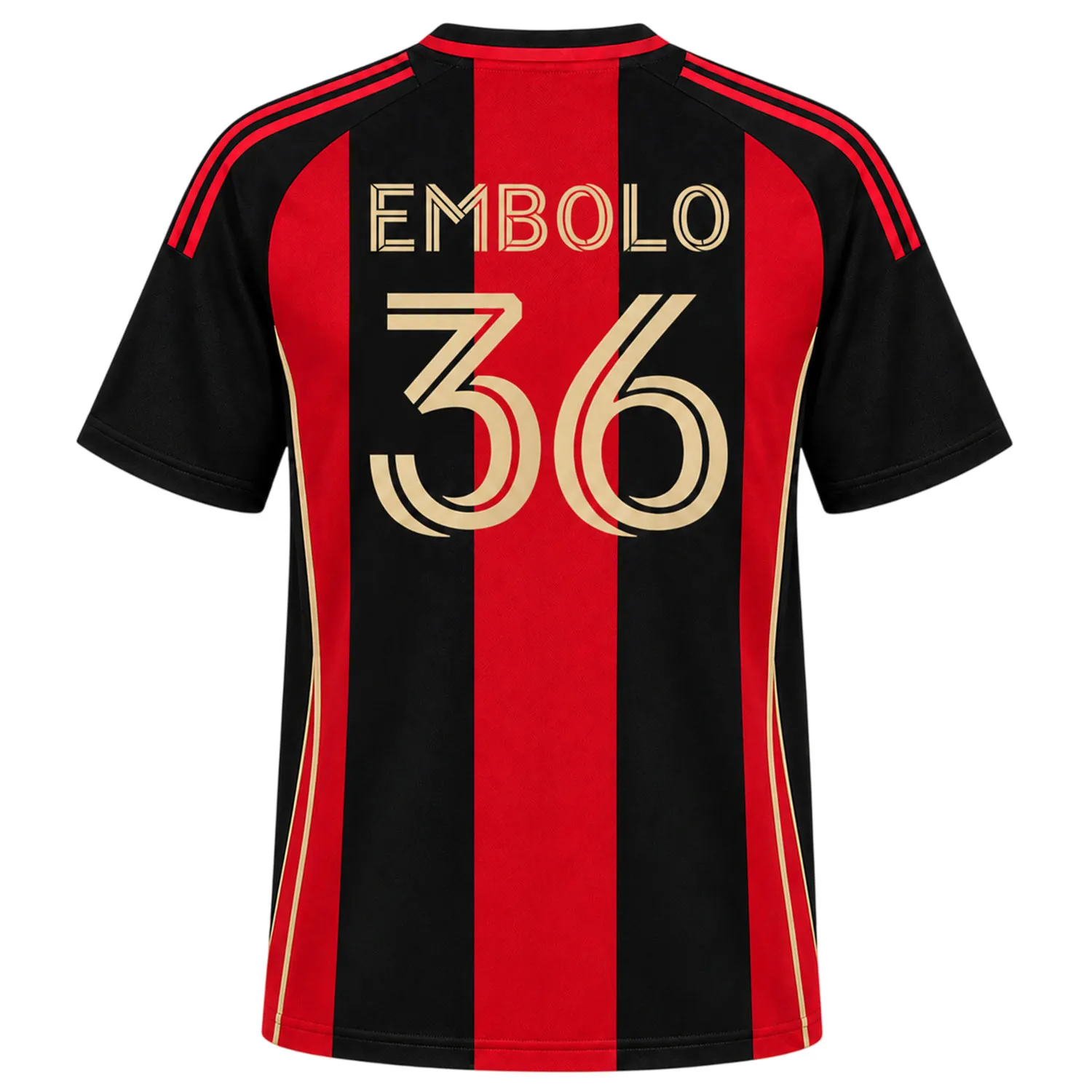 Five Stripes Jersey Breel Embolo Atlanta United Bold Fan Gear
