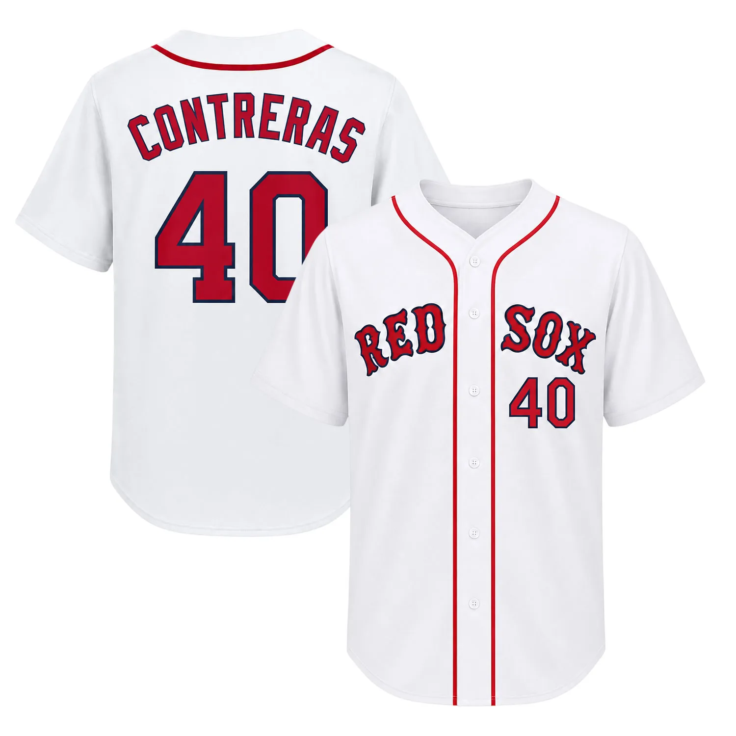 Willson Contreras Red Sox Fan Jersey – Fan Love