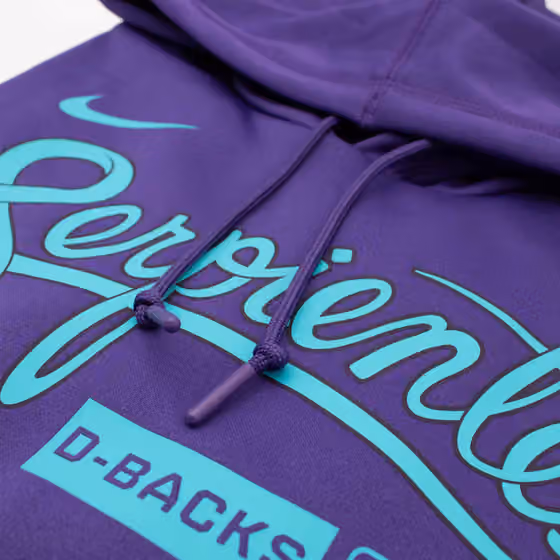 Arizona Diamondbacks City Connect 2026 MLB Authentic Therma Hoodie Purple view 3