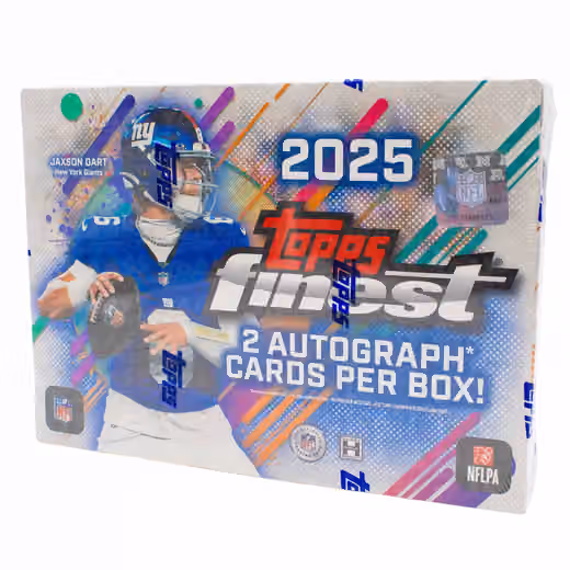 2025 Topps Finest Football NFL Hobby Box view 1