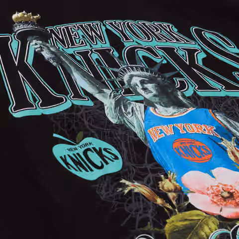 New York Knicks Black In the City NBA T-Shirt view 3