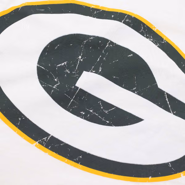 Green Bay Packers Recovered Ecru Slub NFL T-Shirt Cream view 3