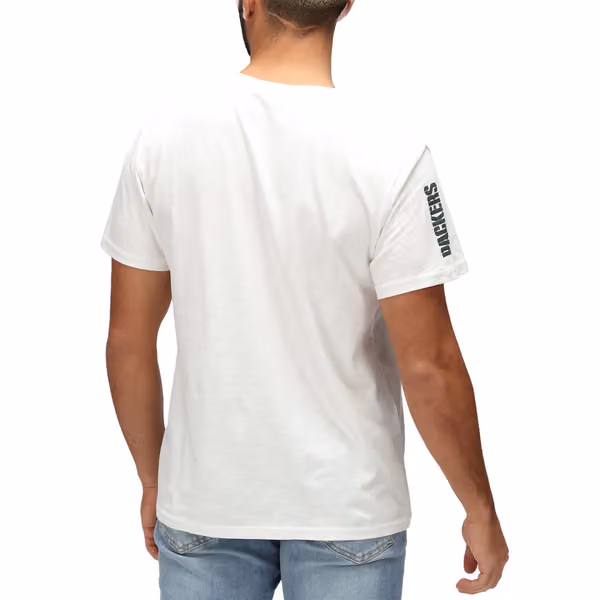 Green Bay Packers Recovered Ecru Slub NFL T-Shirt Cream view 2
