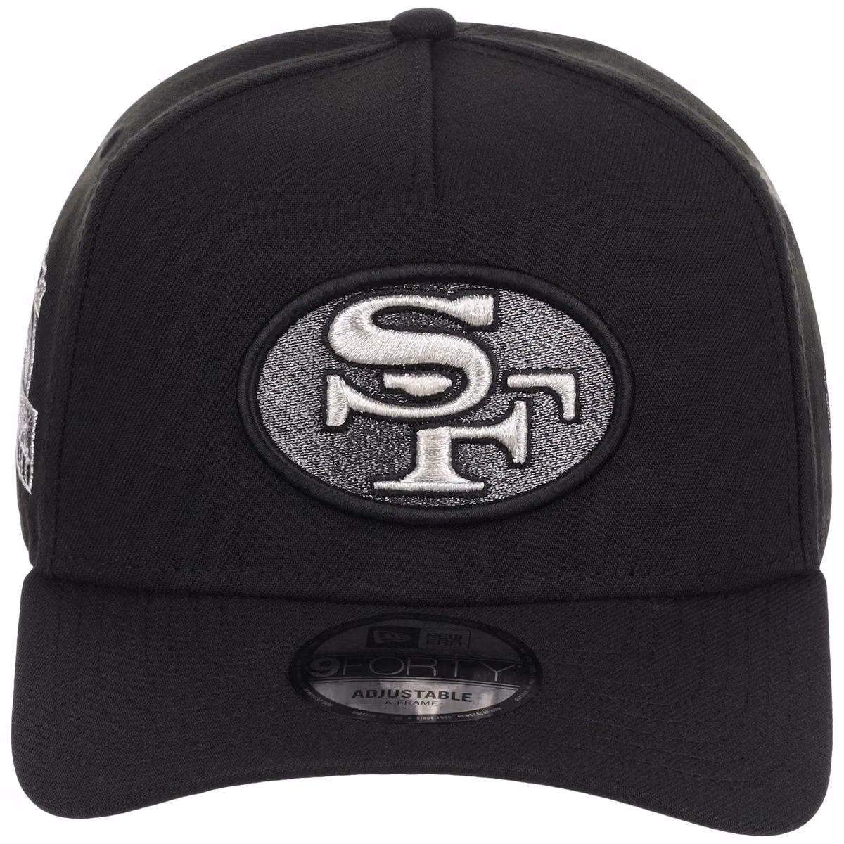 San Francisco 49Ers NFL Liquid Titanium New Era 9FORTY detail view