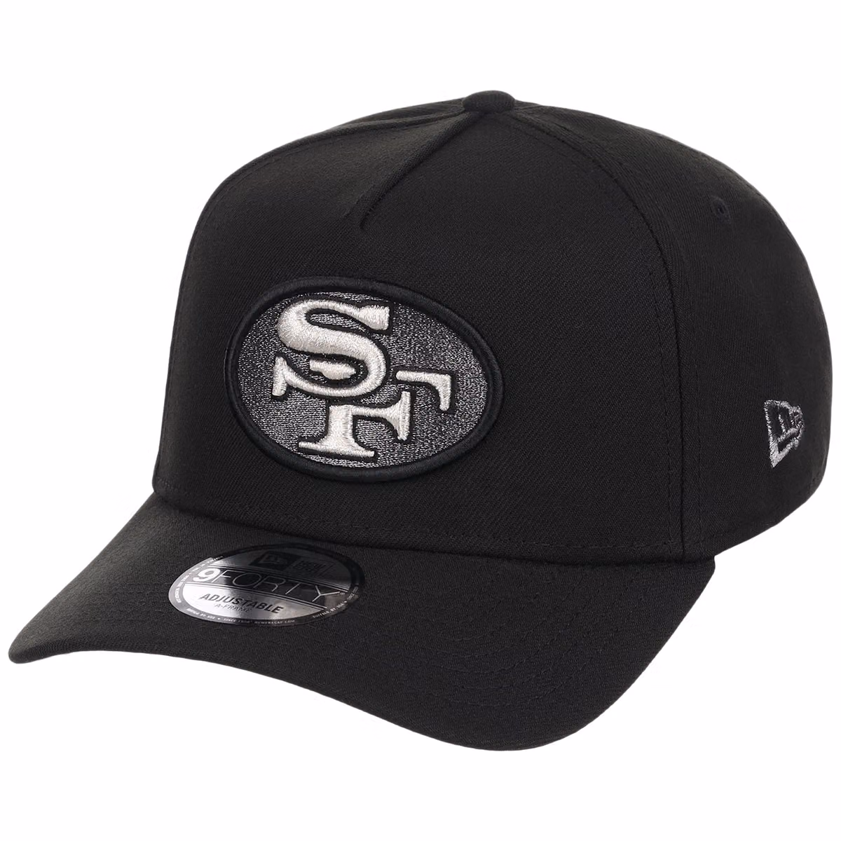 San Francisco 49Ers NFL Liquid Titanium New Era 9FORTY detail view