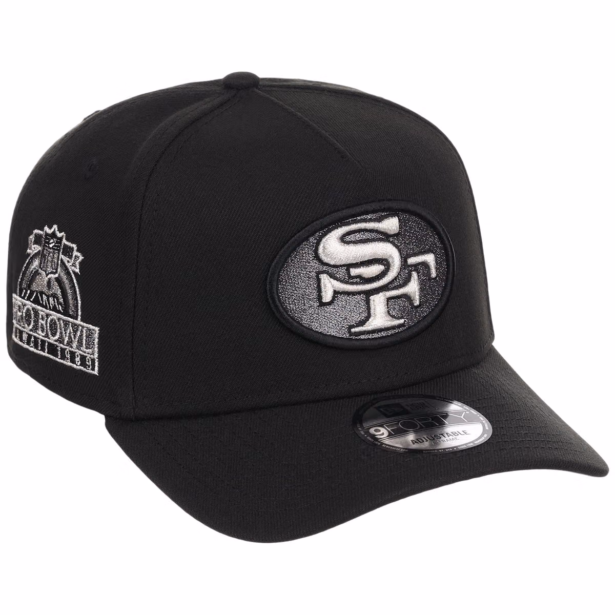 San Francisco 49Ers NFL Liquid Titanium New Era 9FORTY front view