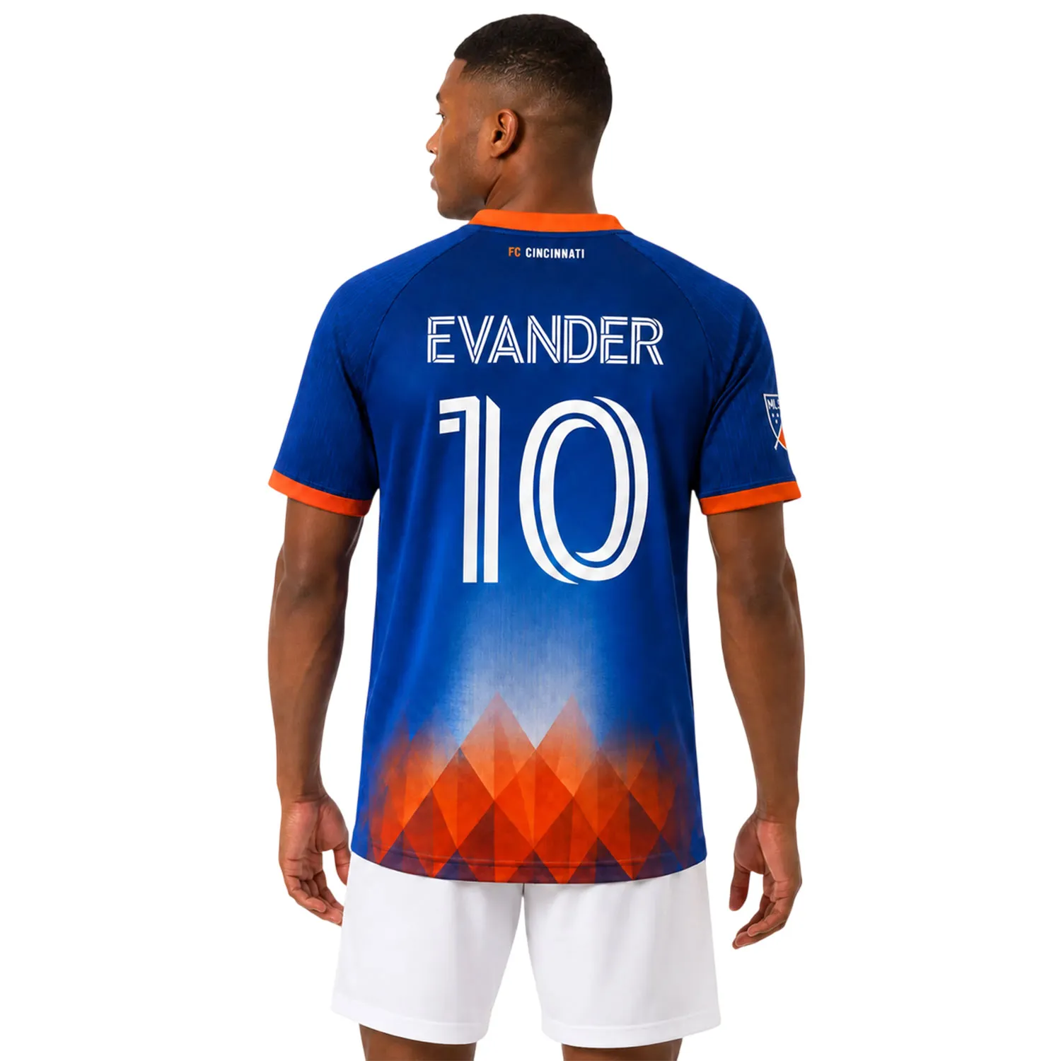 Orange & Blue Jersey Evander Ferreira Inspiring Fan Wear