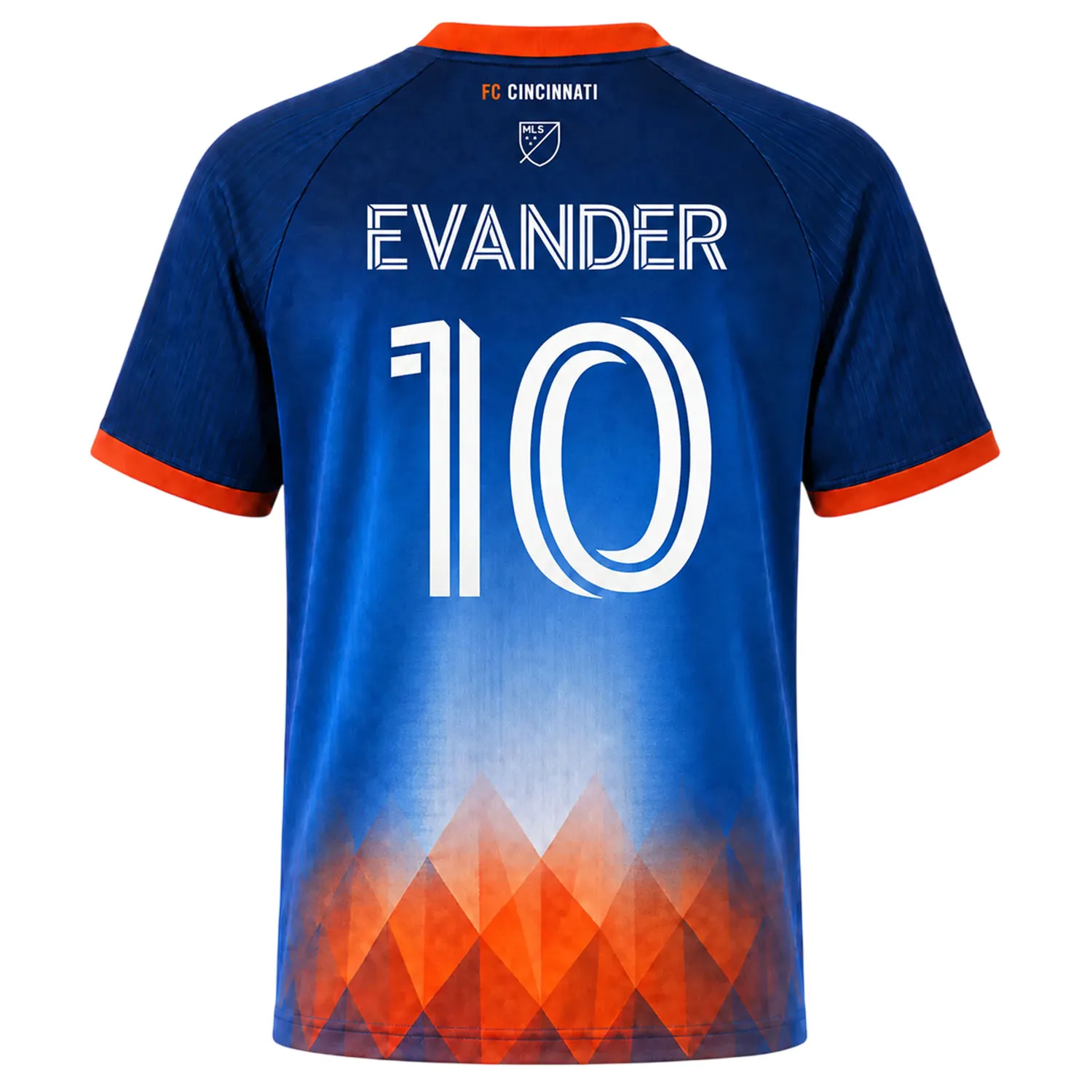 Orange & Blue Jersey Evander Ferreira Inspiring Fan Wear