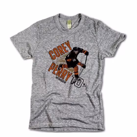 Anaheim Ducks Corey Perry NHL T-Shirt Grey view 1