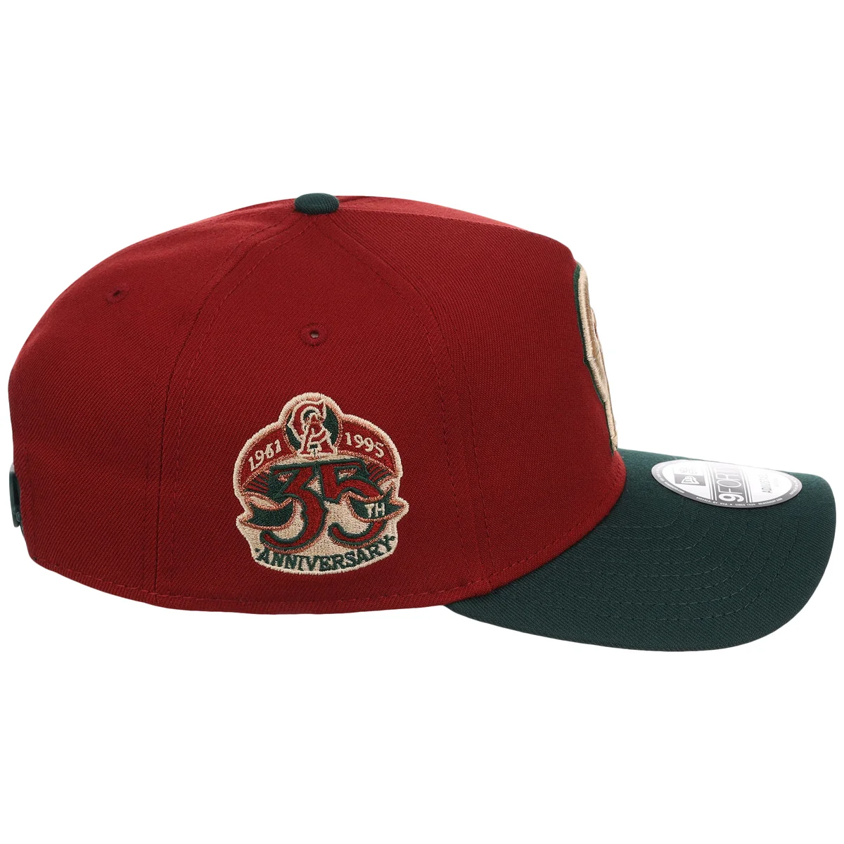 Anaheim Angels MLB Terra Verde New Era 9FORTY detail view