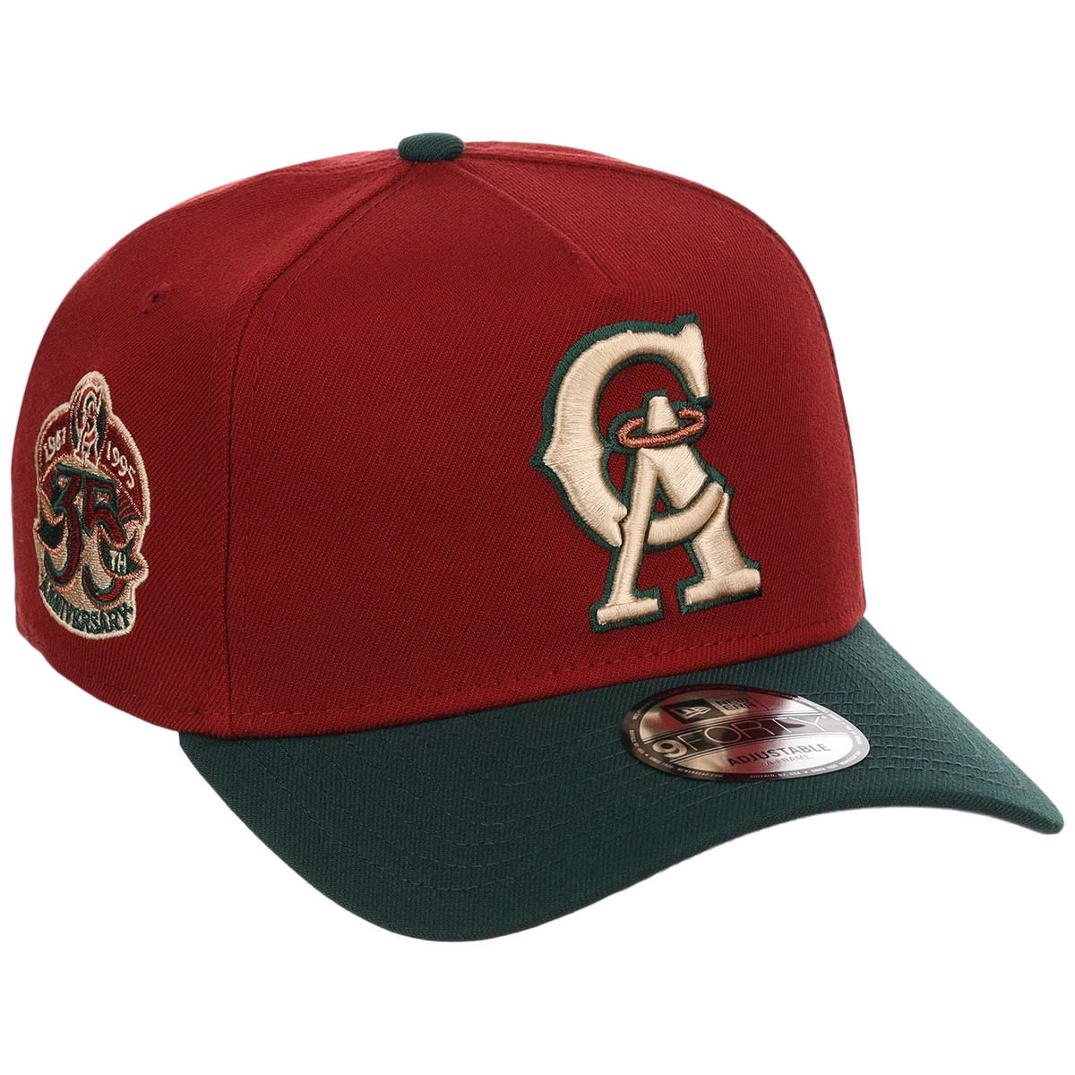 Anaheim Angels MLB Terra Verde New Era 9FORTY front view