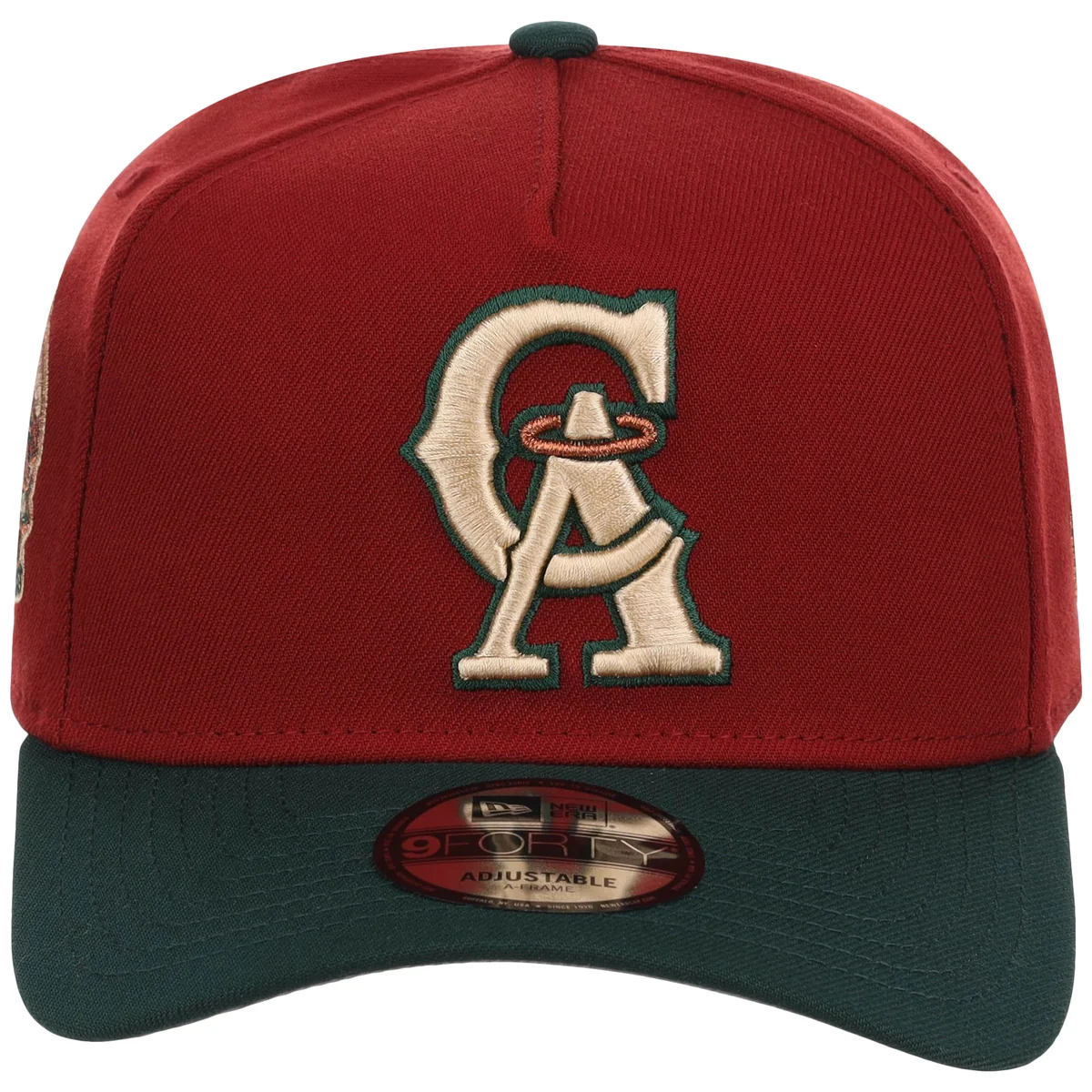 Anaheim Angels MLB Terra Verde New Era 9FORTY detail view