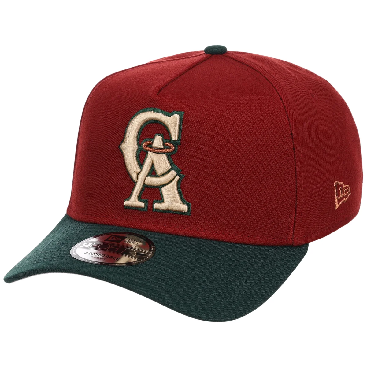 Anaheim Angels MLB Terra Verde New Era 9FORTY detail view