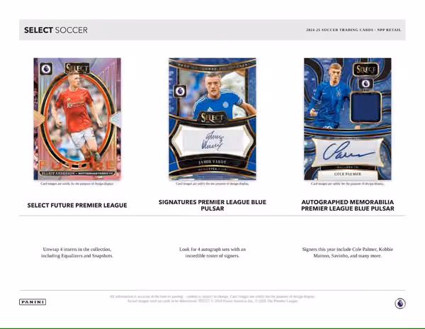 2024/25 Panini Select Premier League Football Mega Box view 3