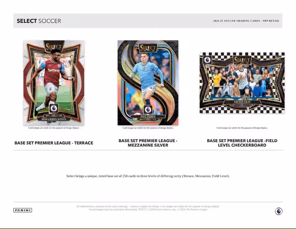 2024/25 Panini Select Premier League Football Mega Box view 2