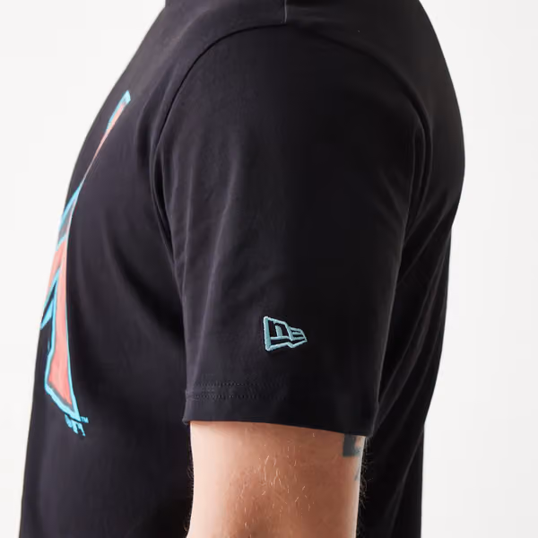 Arizona Diamondbacks Team Logo New Era MLB T-Shirt Black view 4