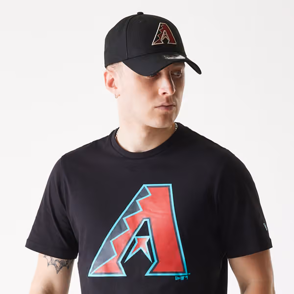 Arizona Diamondbacks Team Logo New Era MLB T-Shirt Black view 5