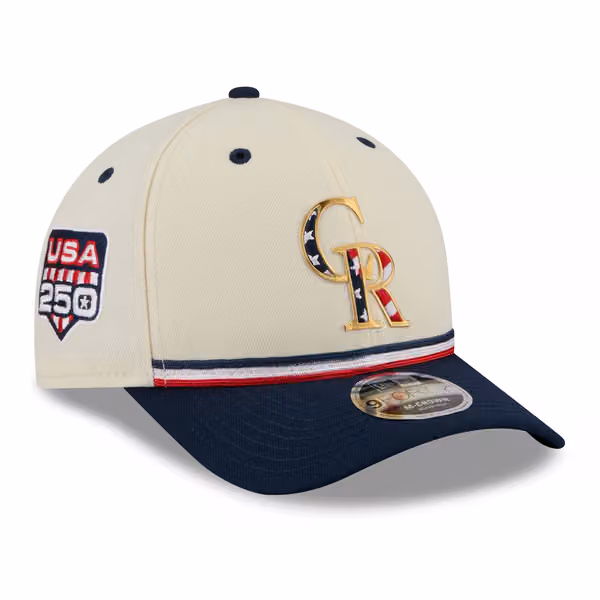 Colorado Rockies 2026 4th of July USA 250 9FORTY Snapback MLB Cap product photo