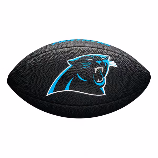 Carolina Panthers NFL Wilson Mini Football Black view 3