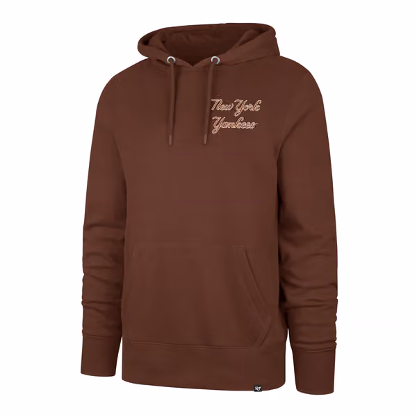 New York Yankees Backer '47 Burnside MLB Hoodie Cacao view 1