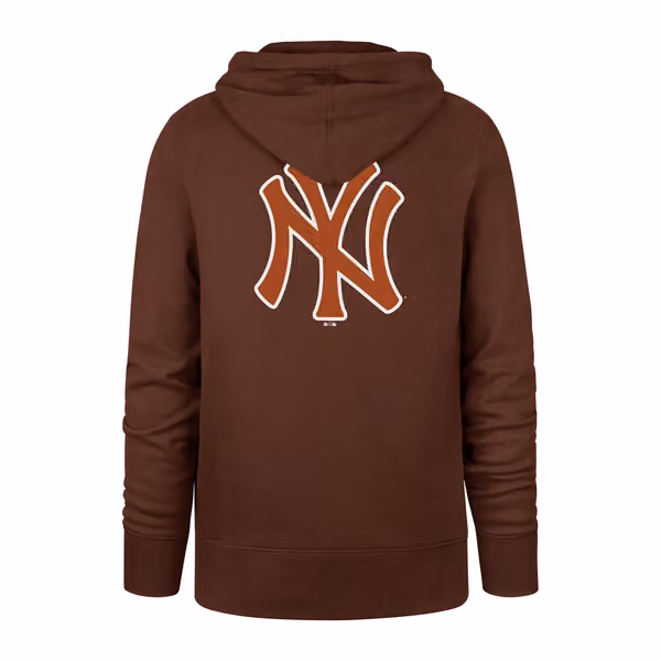 New York Yankees Backer '47 Burnside MLB Hoodie Cacao view 2