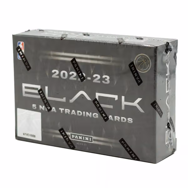 2022/23 Panini Black Basketball NBA Hobby Box view 1