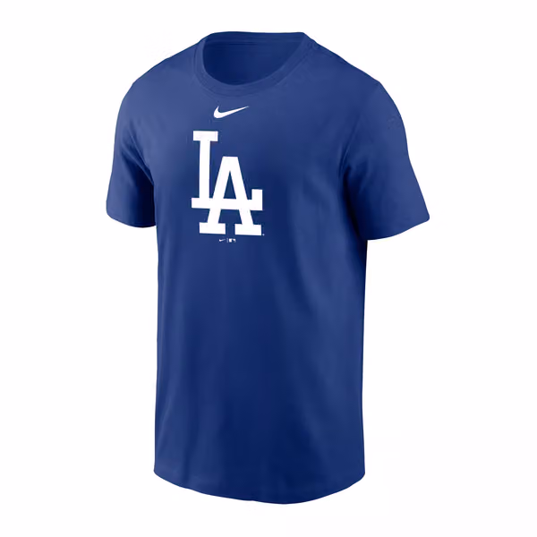 Los Angeles Dodgers Large Logo MLB T-Shirt Blue view 1