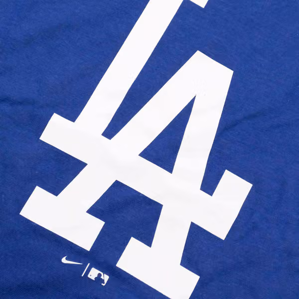 Los Angeles Dodgers Large Logo MLB T-Shirt Blue view 3