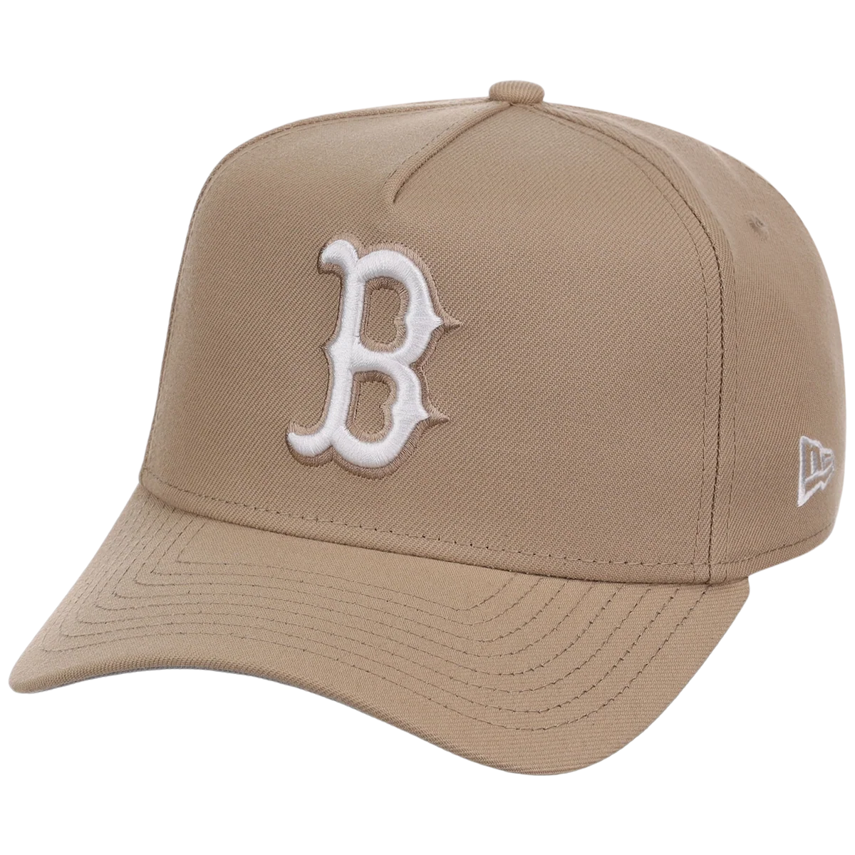 Boston Red Sox Women's New Era 9FORTY Camel A-Frame detail view