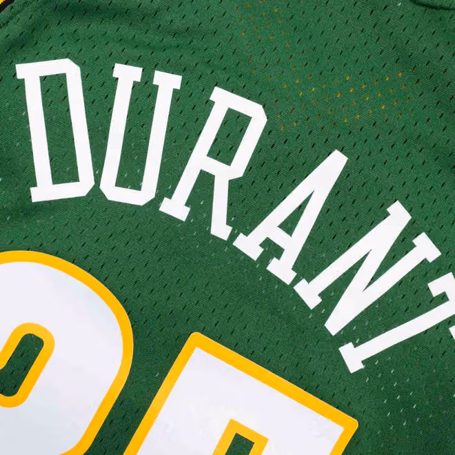 Kevin Durant #35 Seattle SuperSonics 2007-08 Swingman NBA Jersey Green view 4