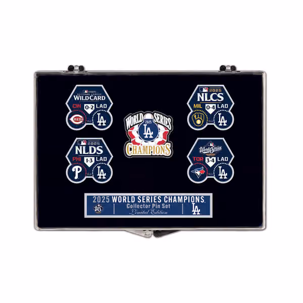 Los Angeles Dodgers 2025 World Series Champions Collector Pin Set view 1