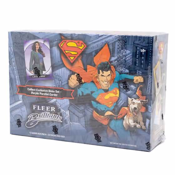 2025 Upper Deck Fleer Brilliants Superman Mega Box view 1