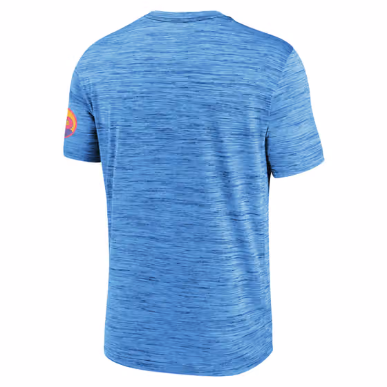 Colorado Rockies City Connect 2026 MLB Authentic Velocity T-Shirt Blue view 2